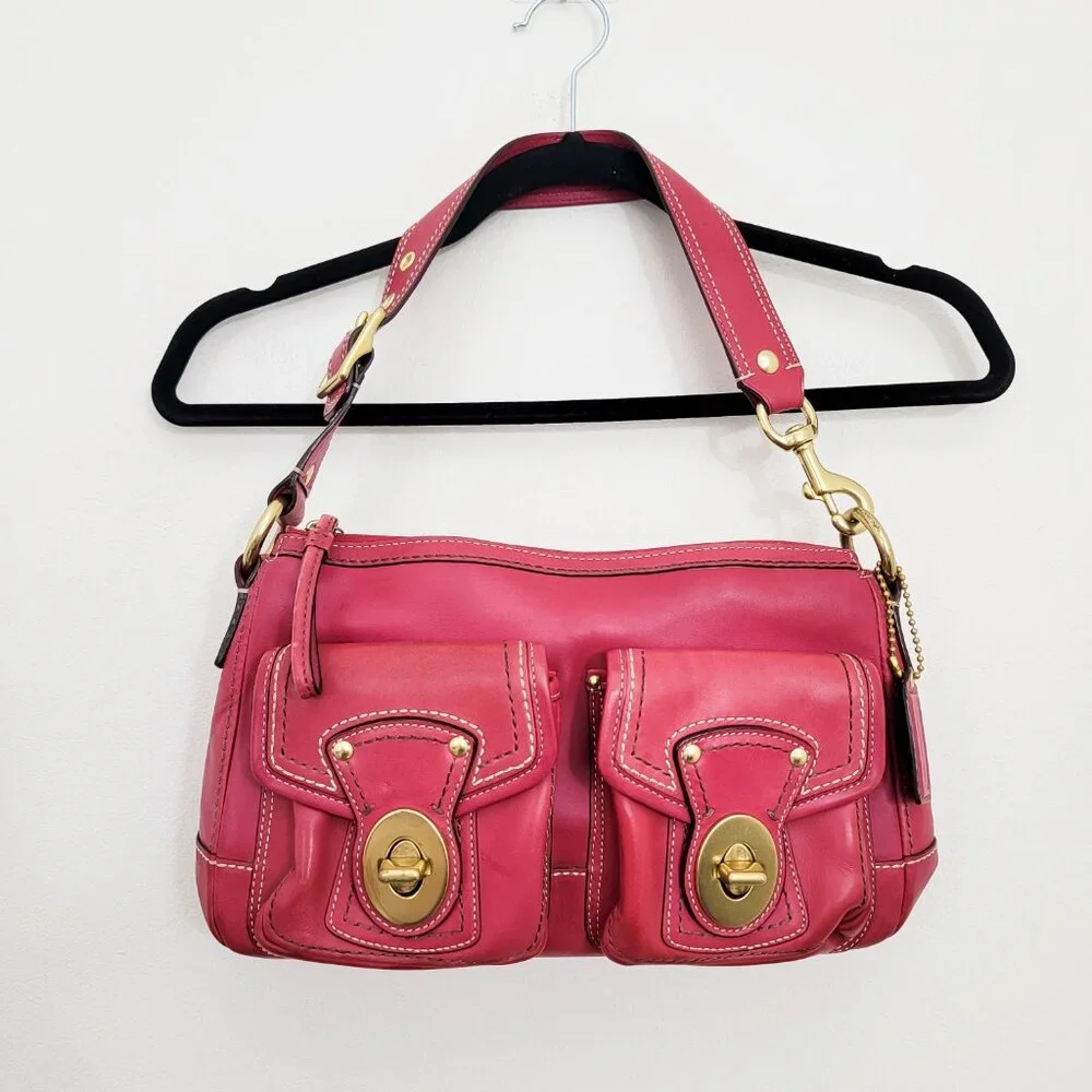 Coach Legacy Shoulder Bag y2k レガシー ホーボー COACH LEGACY Tan Leather Courtenay Hobo Shoulder Handbag 22381 EUC